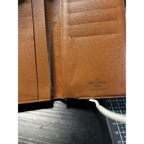 Authentic Louis Vuitton Monogram Porte Valeurs Checkbook Wallet - Picture 10 of 10